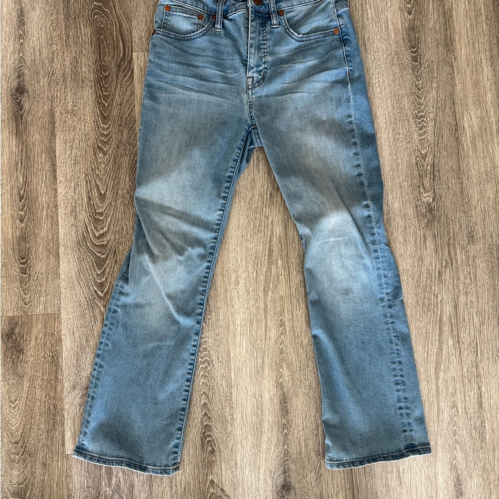 Madewell Cali Demi-Boot Blue Jeans